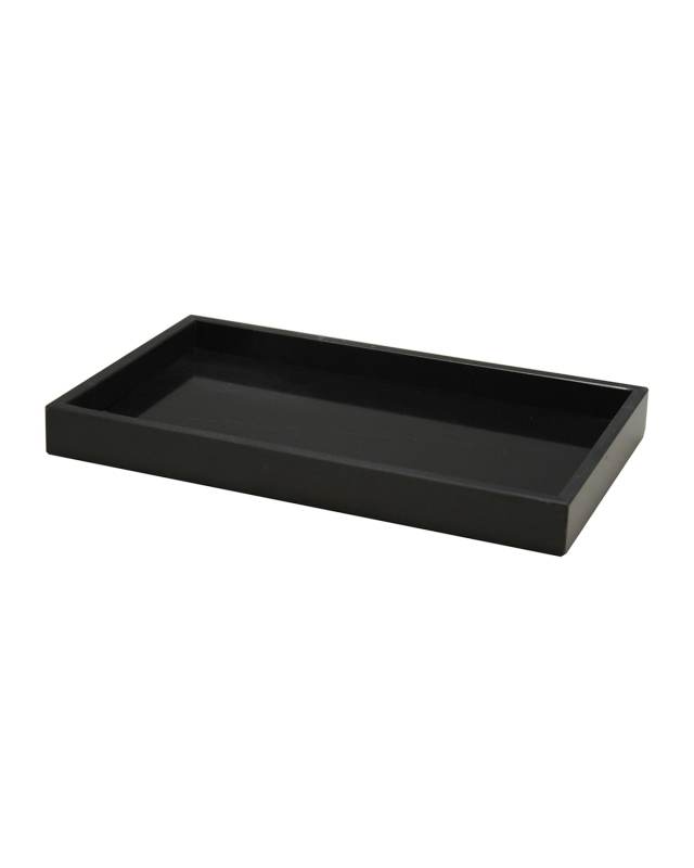 Myrtus Collection Jet Black Small Vanity Tray